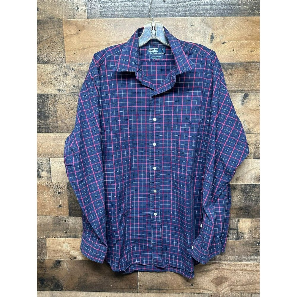 Polo Ralph Lauren Lowell Sport Men's Long Sleeve Button Up Size Large